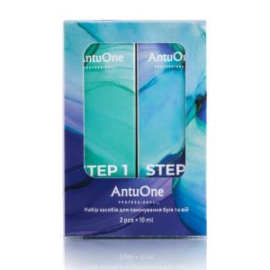 НОВИНКА! НАБІР Set Step1 + Step2 для ламінування брів та вій AntuOne 2*10 мл
